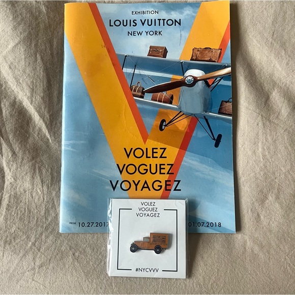 Louis Vuitton Volez Voguez Voyagez Exhibition Pin - Picture 8 of 8